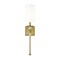 Z-Lite Mia 1 Light Wall Sconce, Rubbed Brass & White 805-1S-RB-WH - alternate 5